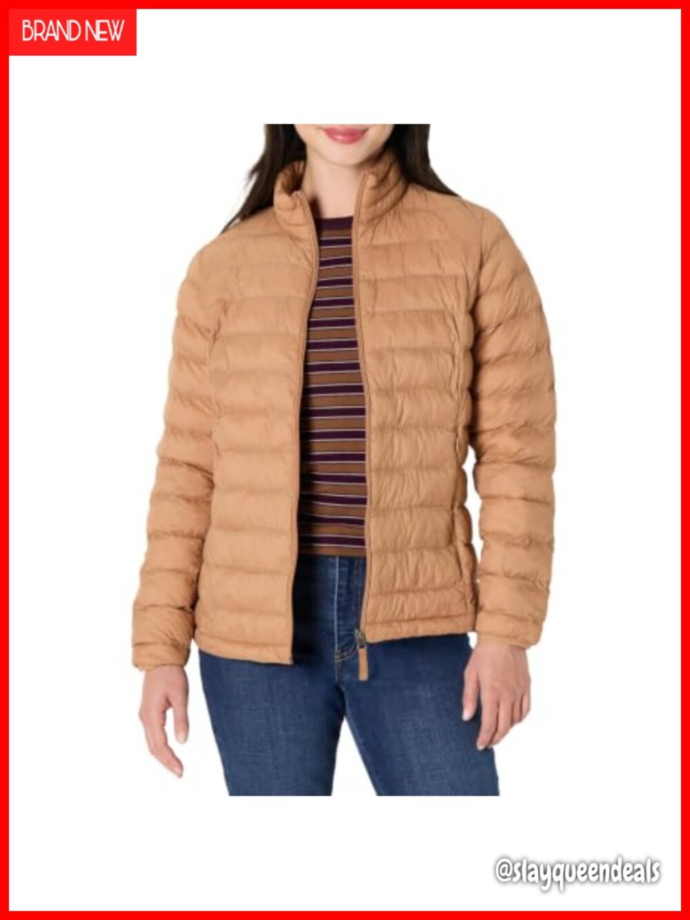 Women's Lightweight Water-Resistant Packable Puffer Jacket